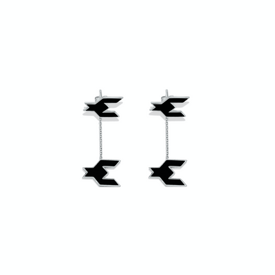 Noir - Stacked Earrings
